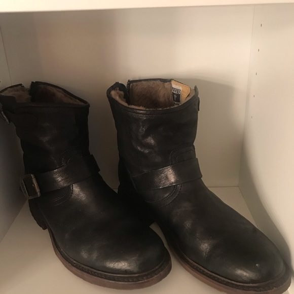 Frye leather moto boots - Picture 2 of 4
